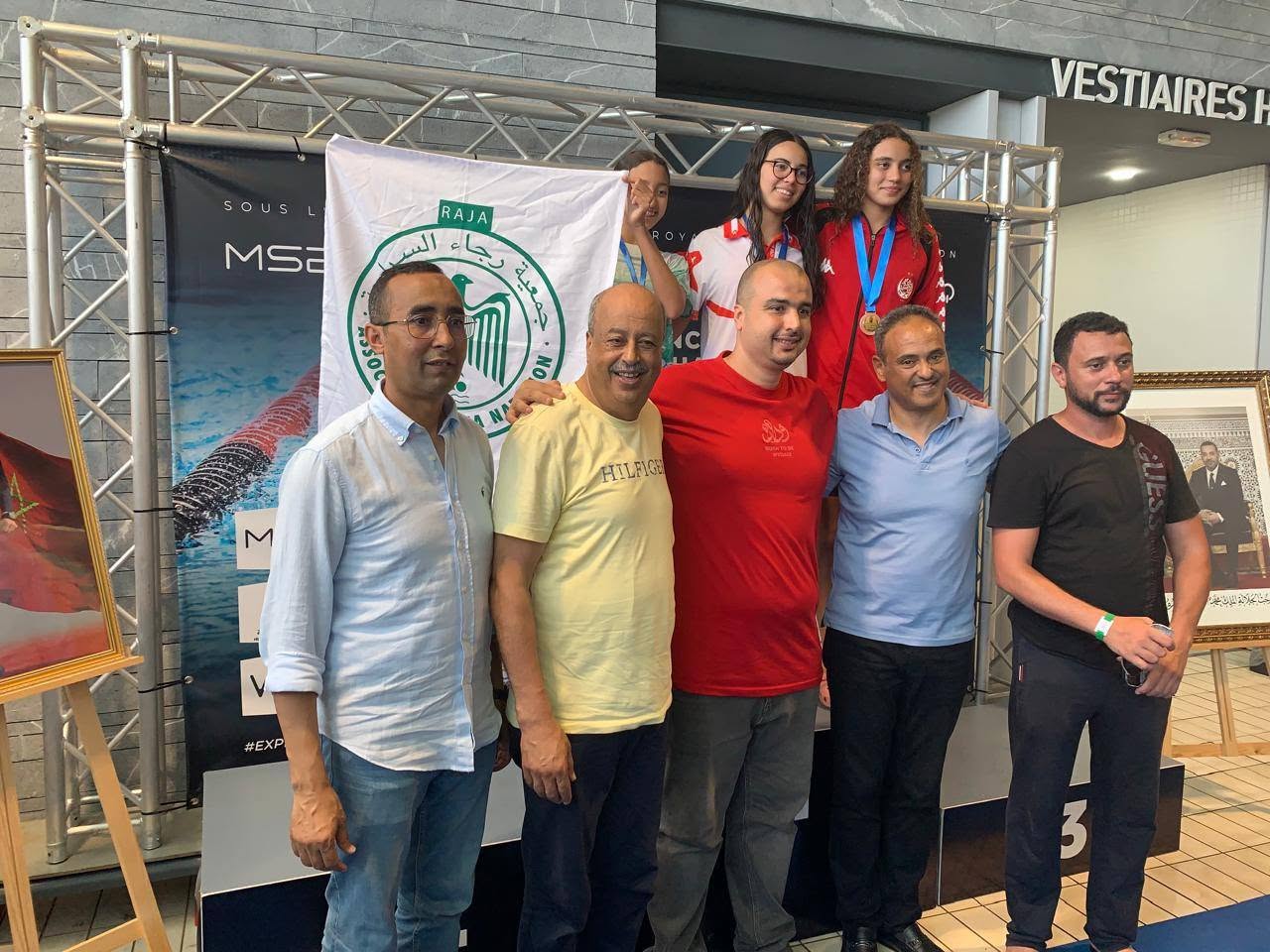 بعد التتويج بكأس العرش.. النادي المكناسي للسباحة يفوز بكأس ولي العهد الأمير مولاي الحسن بالرباط