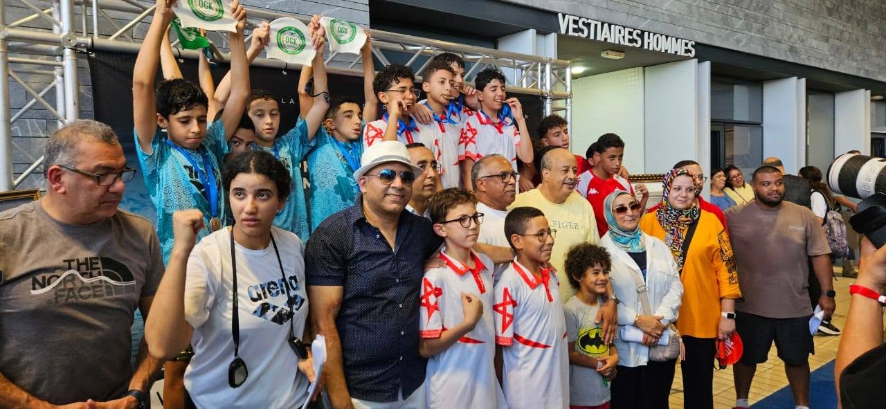 بعد التتويج بكأس العرش.. النادي المكناسي للسباحة يفوز بكأس ولي العهد الأمير مولاي الحسن بالرباط