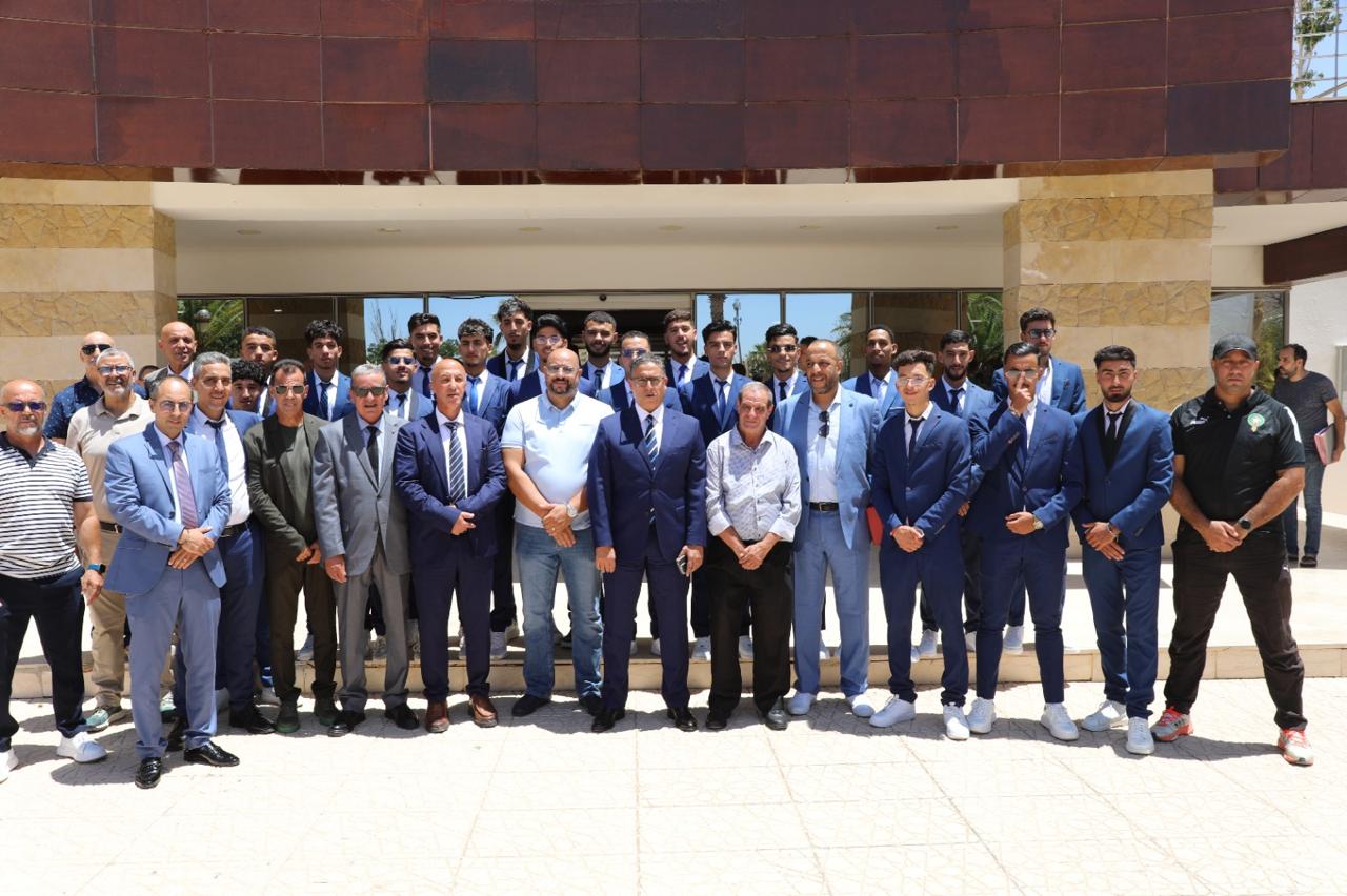 عامل إقليم تازة يستقبل مكونات فريقي القدس الرياضي التازي والجمعية الرياضية التازية لكرة القدم