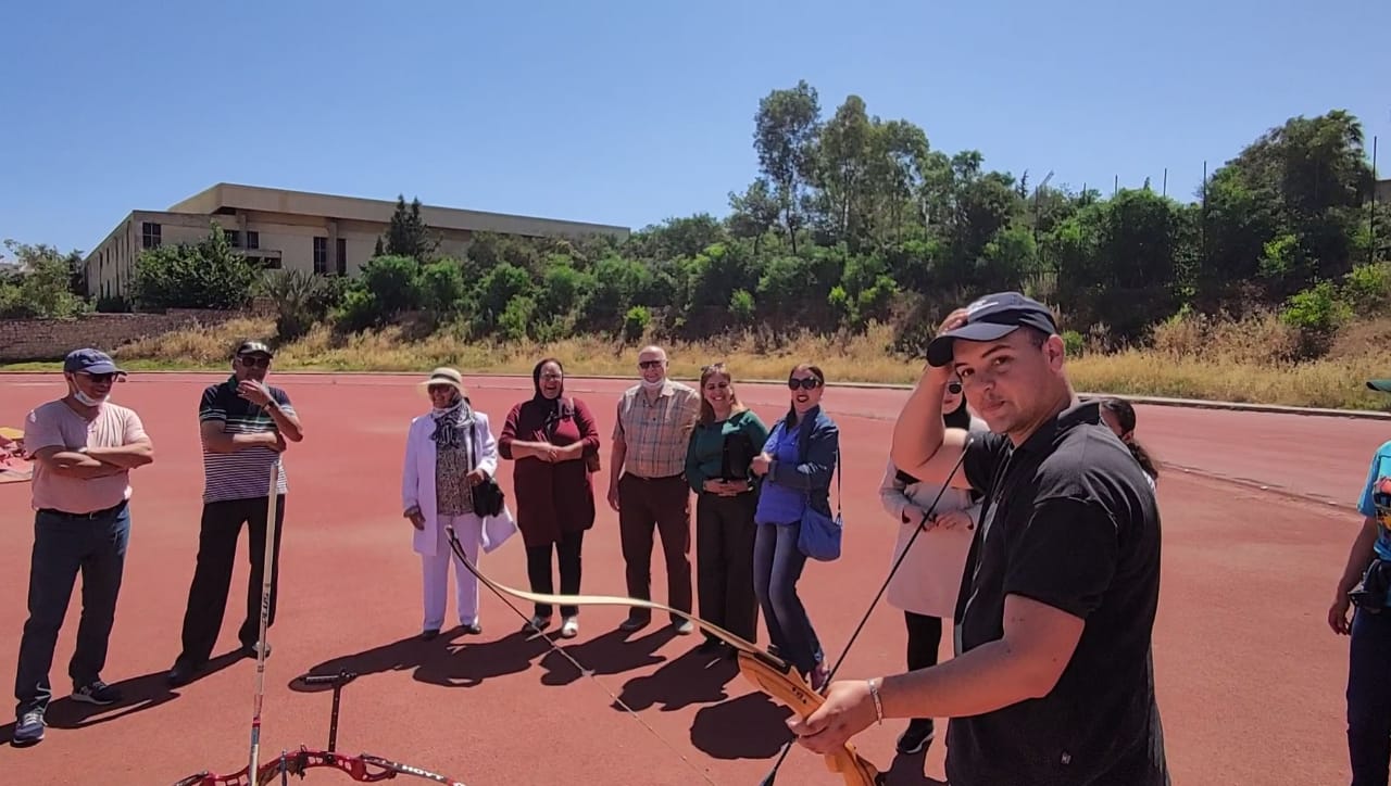 جمعية القوس الذهبي للرماية بالنبال والسهم ؛ تنظم تظاهرة رياضية بملعب 20غشت