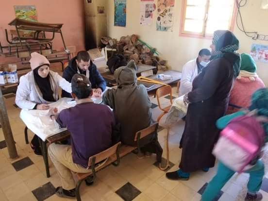 المندوبية الإقليمية لصحة بجرسيف تنظم قافلة طبية بجماعة راس لقصر...‎‎