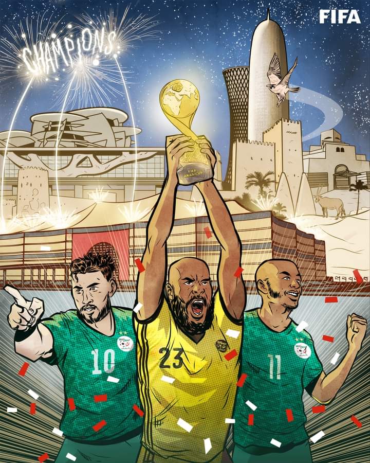منتخب الجزائر بطلا لكأس العرب - FIFA قطر لأول مرة في تاريخه... منتخب الجزائر بطلا لكأس العرب - FIFA قطر لأول مرة في تاريخه...