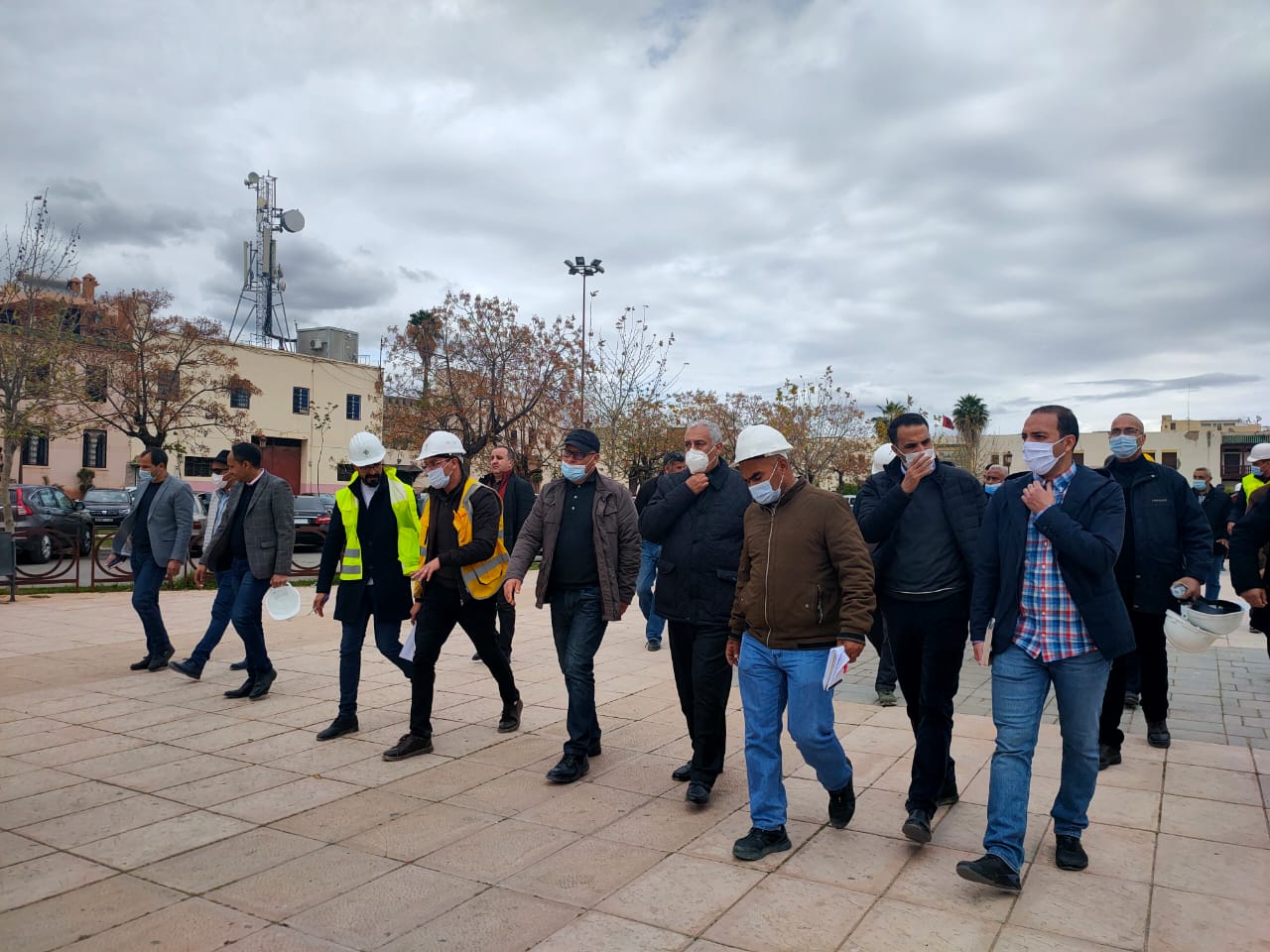 عامل عمالة مكناس في تفقد ميداني لمجموعة من أوراش تأهيل و تثمين المدينة العتيقة. عامل عمالة مكناس في تفقد ميداني لمجموعة من أوراش تأهيل و تثمين المدينة العتيقة.