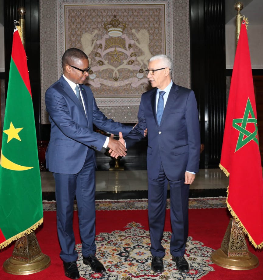 رئيس مجلس النواب يجري مباحثات مع الوزير الأول الموريتاني رئيس مجلس النواب يجري مباحثات مع الوزير الأول الموريتاني