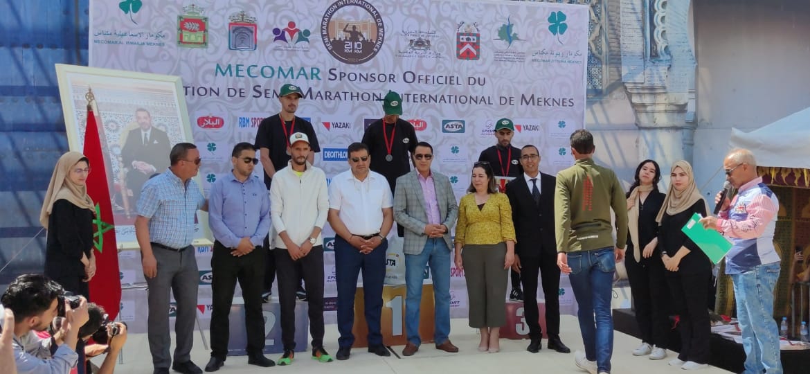نجاح النسخة السابعة من فعاليات نصف  ماراطون مكناس الدولي