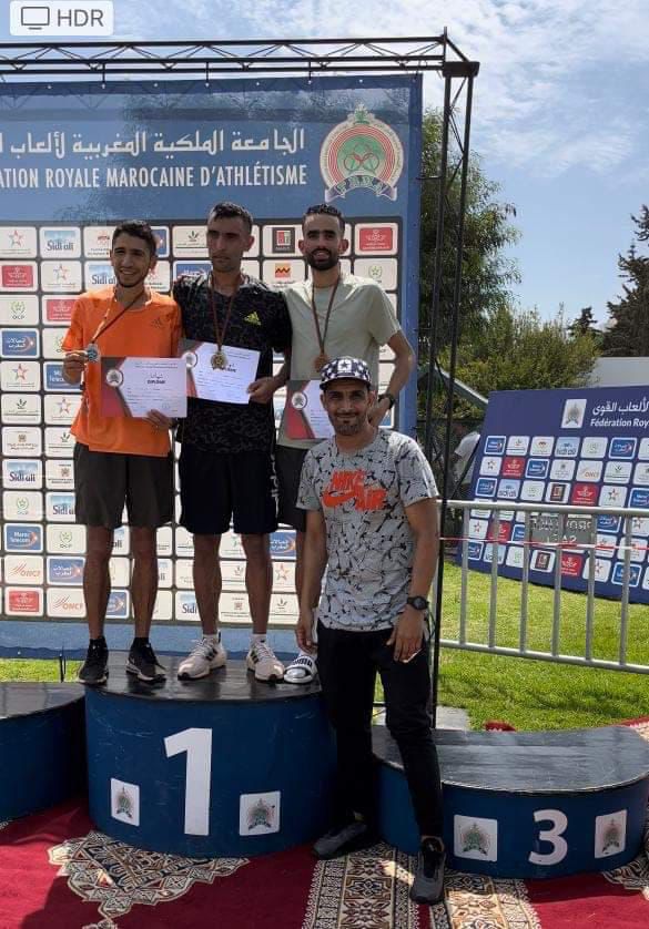 *العداء محمد فارس من شباب الساقية الحمراء يفوز ببطولة المغرب مسافة 5 الاف متر*