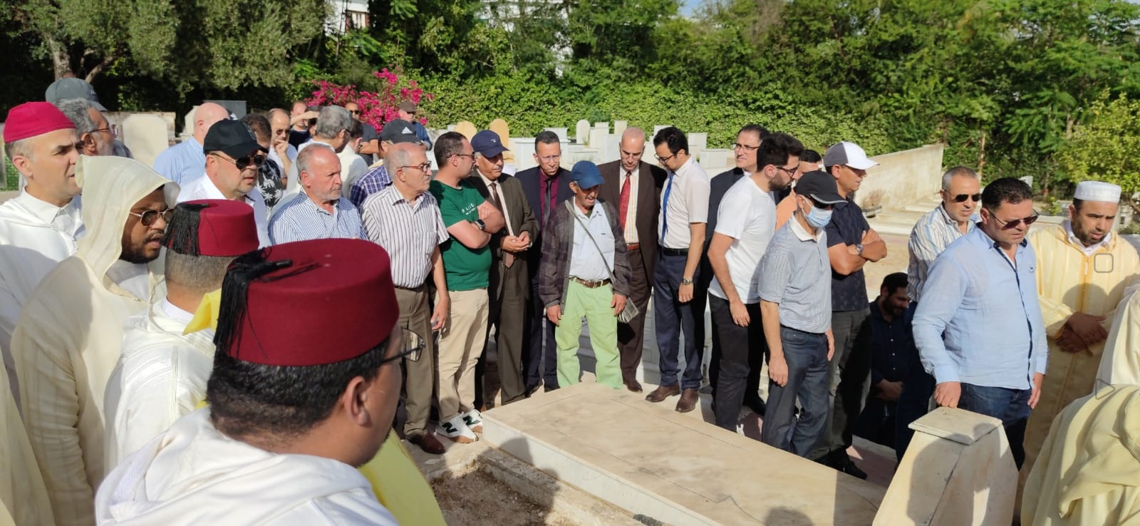 مكناس تودع  أحد رجالاتها  الابرار  الى متواه الأخير باسيدي لحلو  أول مؤسس  للنادي الرياضي المكناسي