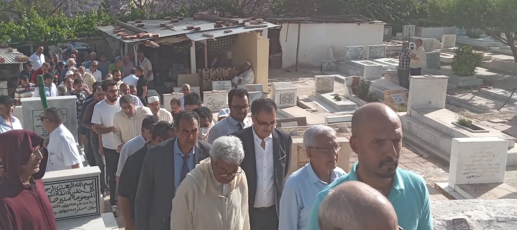 مكناس تودع  أحد رجالاتها  الابرار  الى متواه الأخير باسيدي لحلو  أول مؤسس  للنادي الرياضي المكناسي