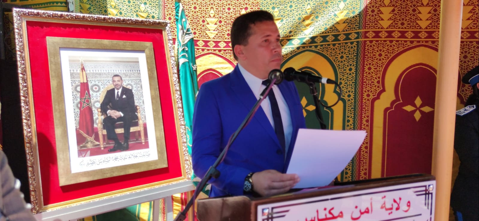 في  ذكرى التأسيس  67  والي  أمن مكناس يستعرض  الحصيلة  الإيجابية  للعمل  الأمني