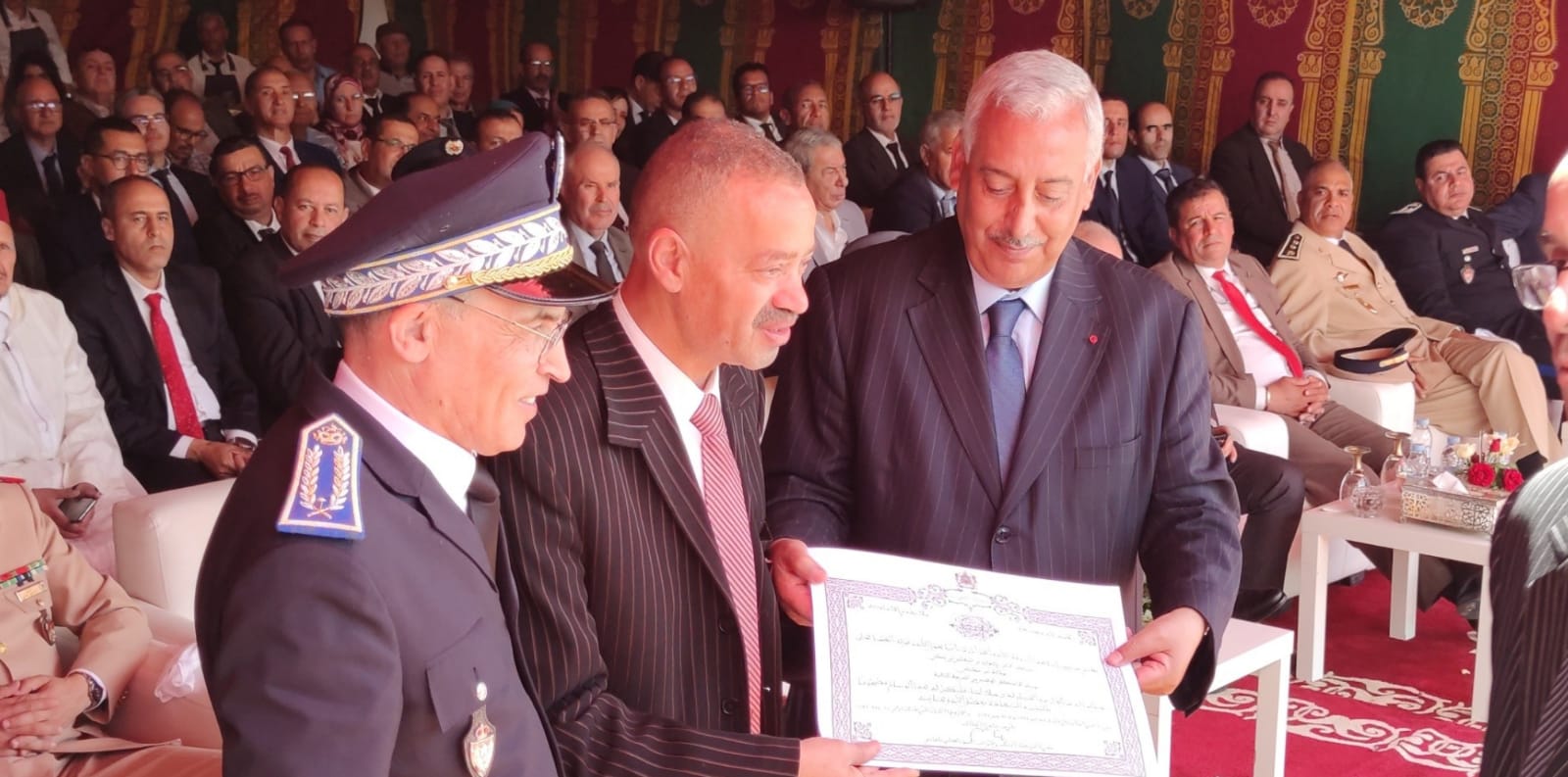 في  ذكرى التأسيس  67  والي  أمن مكناس يستعرض  الحصيلة  الإيجابية  للعمل  الأمني