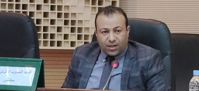 السيد عبد الغني الصبار عامل عمالة مكناس يترأس حفل توديع أول فوج حجاج بيت الله الحرام السيد عبد الغني الصبار عامل عمالة مكناس يترأس حفل توديع أول فوج حجاج بيت الله الحرام