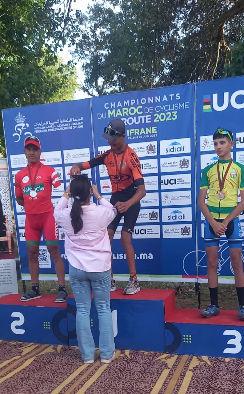 بطولة المغرب لسباق الدراجات على الطريق 2023: أشرف الدغمي يحافظ على اللقب بطولة المغرب لسباق الدراجات على الطريق 2023: أشرف الدغمي يحافظ على اللقب