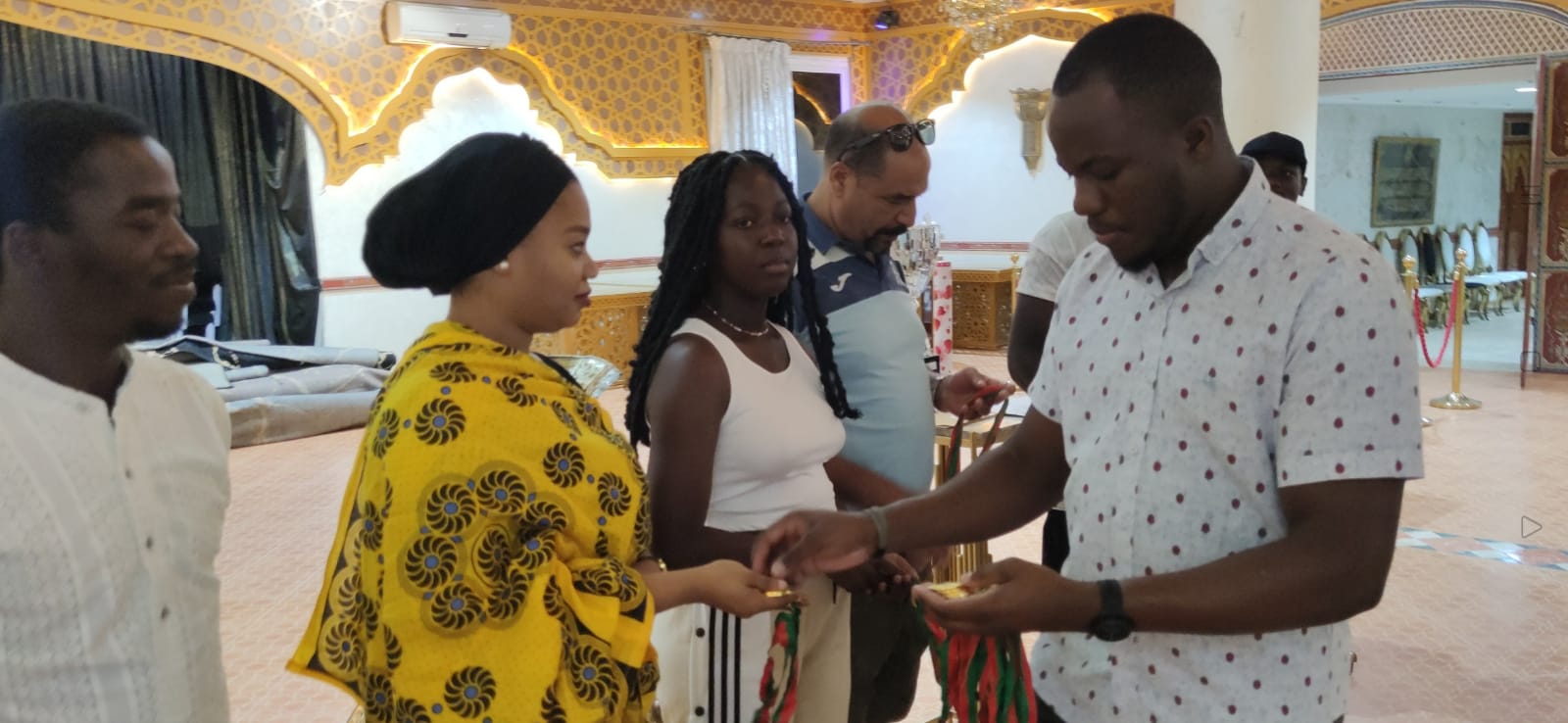 حفل تتويج فريق كرة القدم حفل تتويج فريق كرة القدم