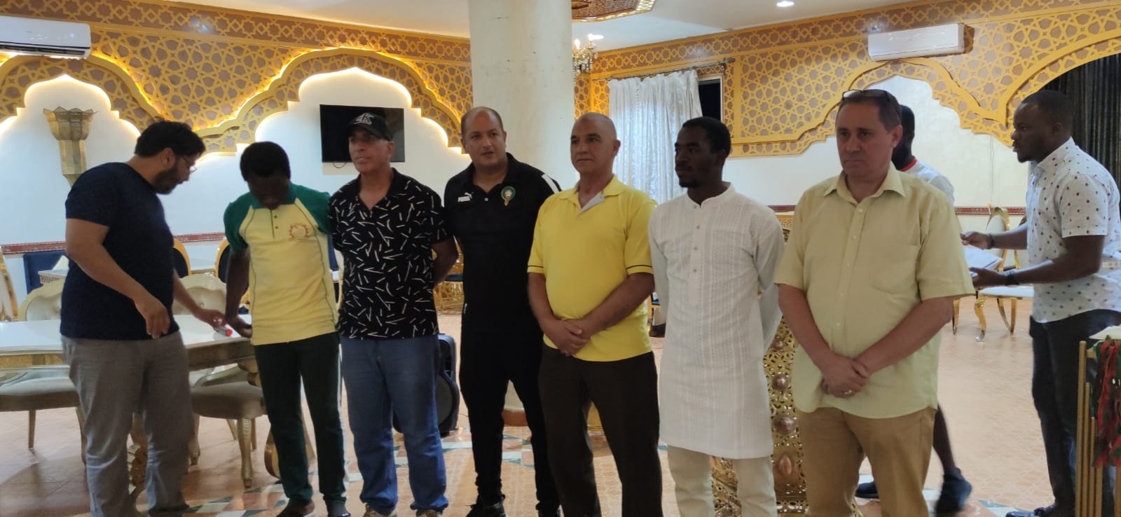 حفل تتويج فريق كرة القدم حفل تتويج فريق كرة القدم