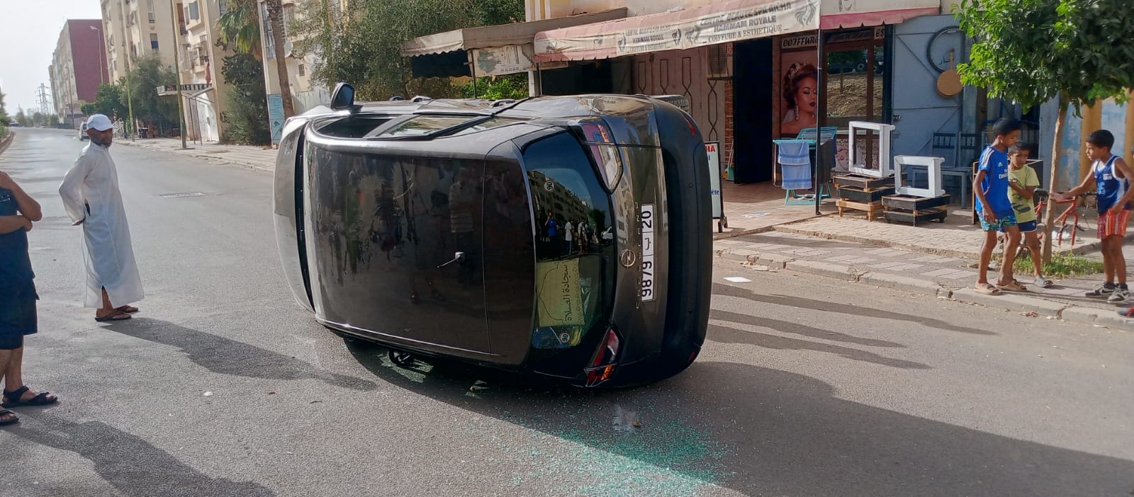 مكناس حادثة سير خطيرة بحي المنصور مكناس حادثة سير خطيرة بحي المنصور