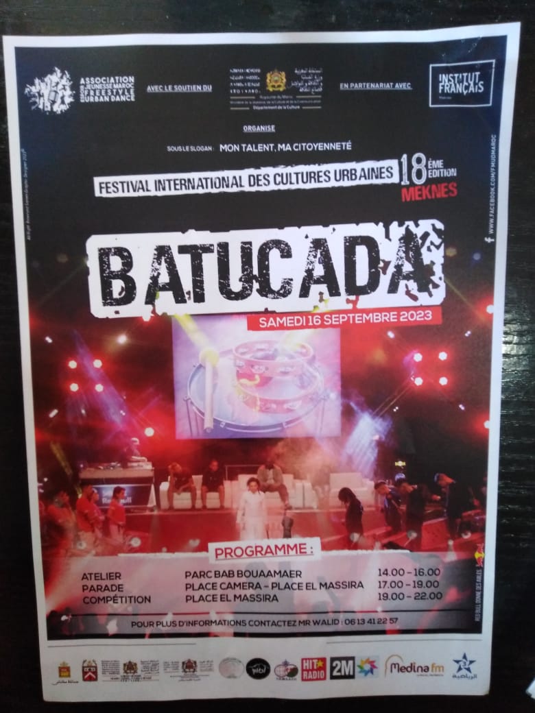 مكناس تحتضن فعاليات الدورة 18 للمهرجان الدولي للفنون الحضرية. مكناس تحتضن فعاليات الدورة 18 للمهرجان الدولي للفنون الحضرية.