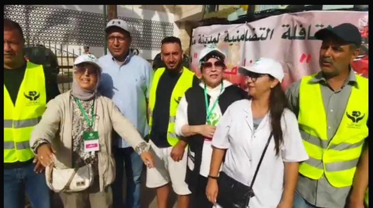 قافلة تضامنية رسمية من مكناس الى تارودانت لمساعدة المواطنين المتضررين بآثار الزلزال