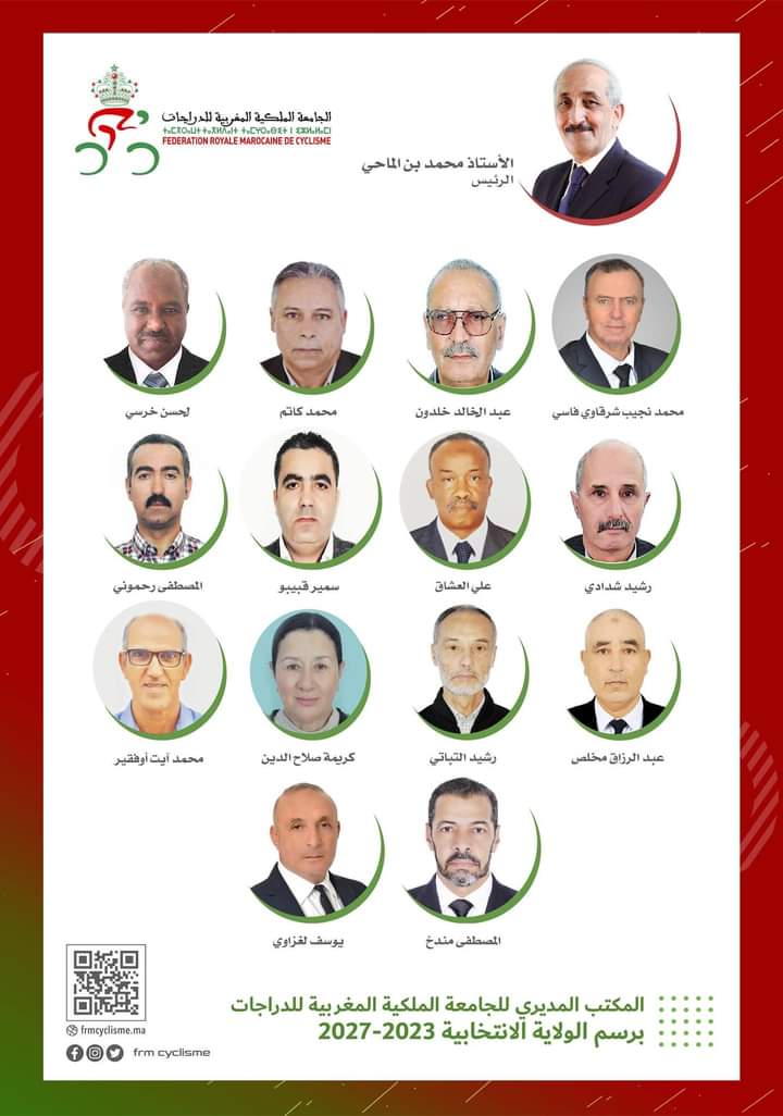 تجديد الثقة في بلماحي، وبالإجماع، رئيسا للجامعة الملكية المغربية للدراجات تجديد الثقة في بلماحي، وبالإجماع، رئيسا للجامعة الملكية المغربية للدراجات