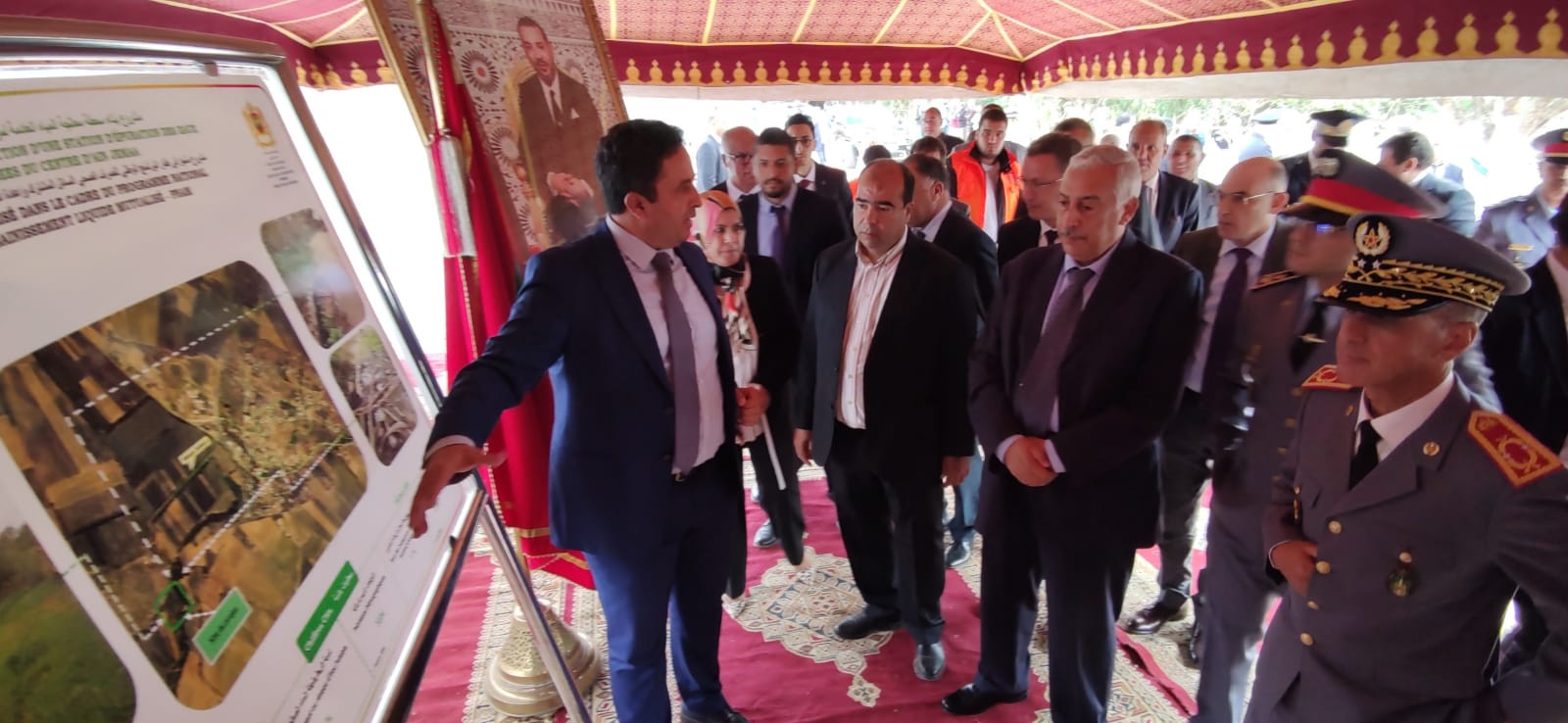 السيد عبدالغني الصبار عامل عمالة مكناس يعطي إنطلاقة مشاريع تنموية تزامنا مع الذكرى الـ 48 لانطلاق المسيرة الخضراء