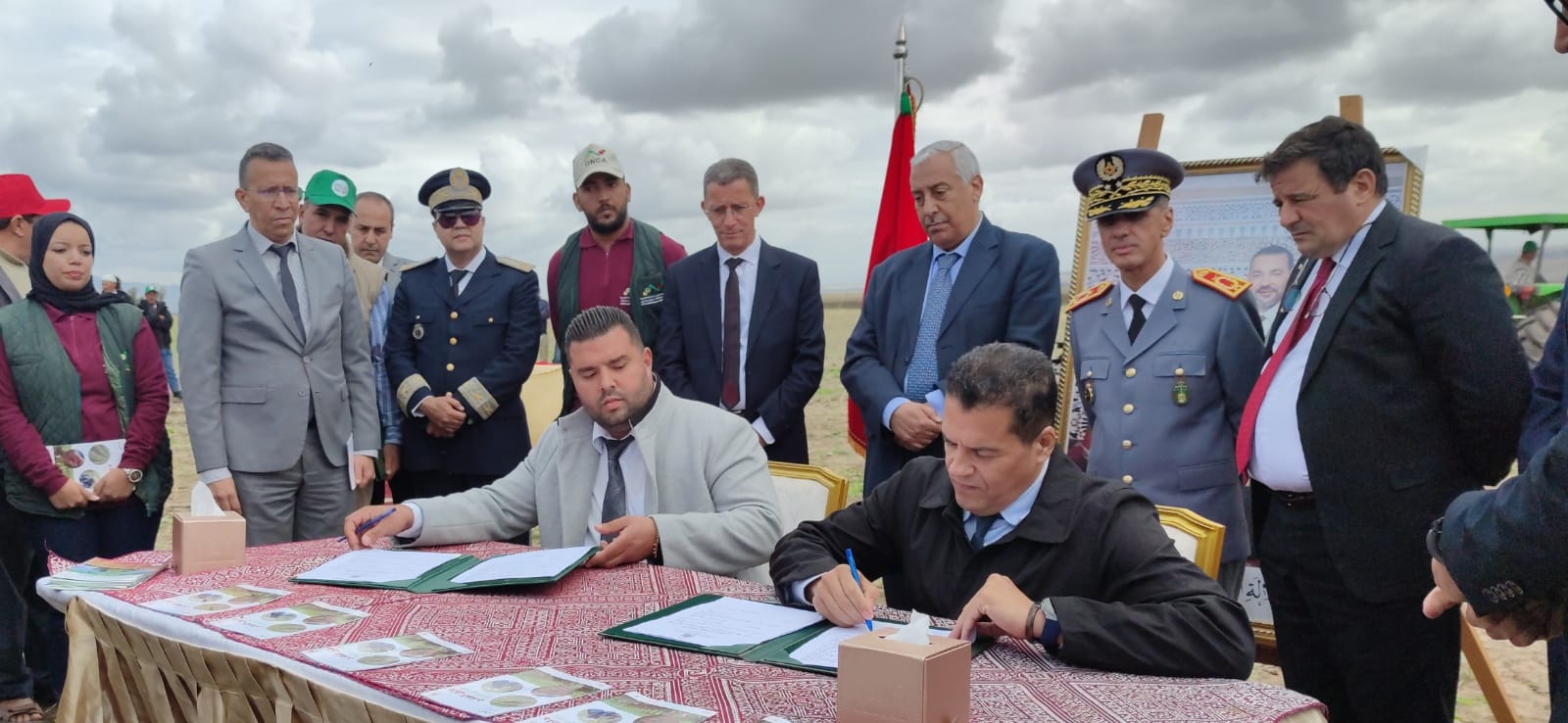 السيد عبدالغني الصبار عامل عمالة مكناس يعطي إنطلاقة مشاريع تنموية تزامنا مع الذكرى الـ 48 لانطلاق المسيرة الخضراء