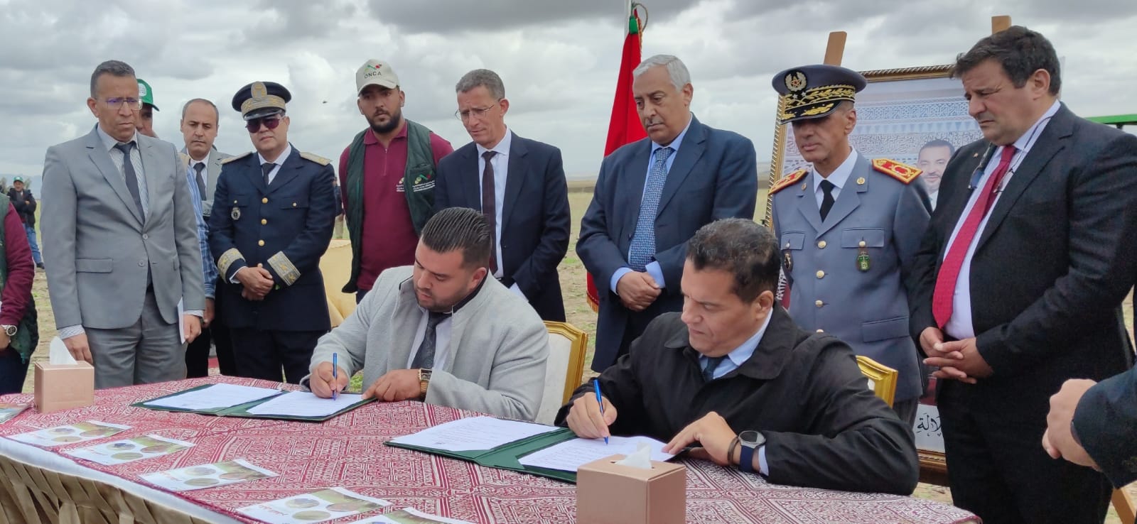 السيد عبدالغني الصبار عامل عمالة مكناس يعطي إنطلاقة مشاريع تنموية تزامنا مع الذكرى الـ 48 لانطلاق المسيرة الخضراء