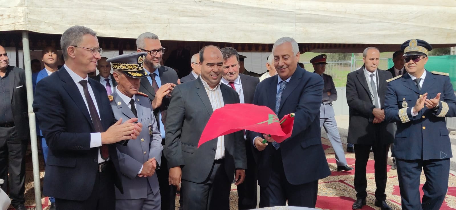 السيد عبدالغني الصبار عامل عمالة مكناس يعطي إنطلاقة مشاريع تنموية تزامنا مع الذكرى الـ 48 لانطلاق المسيرة الخضراء