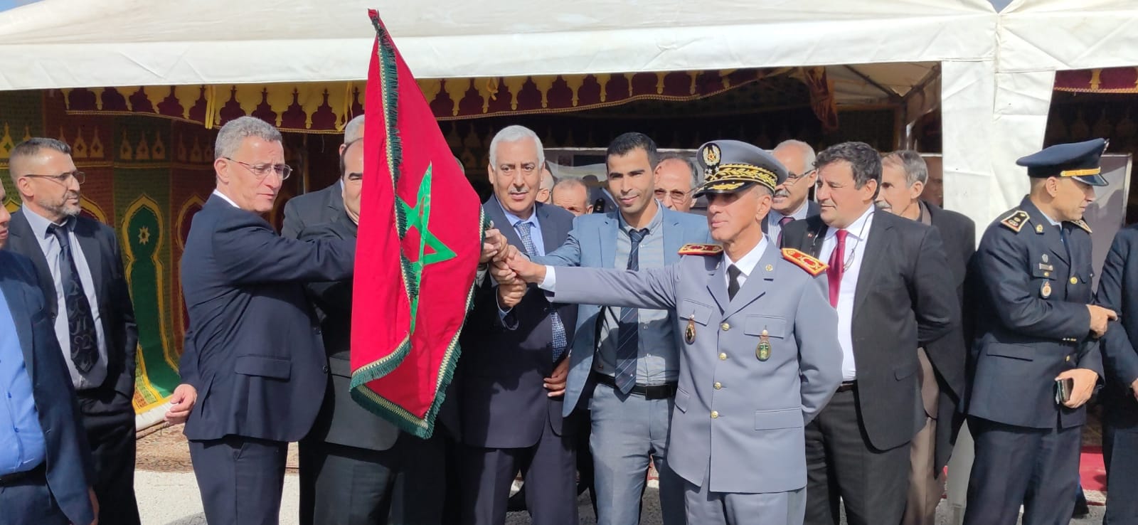 السيد عبدالغني الصبار عامل عمالة مكناس يعطي إنطلاقة مشاريع تنموية تزامنا مع الذكرى الـ 48 لانطلاق المسيرة الخضراء