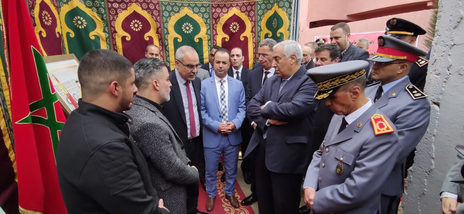 السيد عبدالغني الصبار عامل عمالة مكناس يعطي إنطلاقة مشاريع تنموية تزامنا مع الذكرى الـ 48 لانطلاق المسيرة الخضراء