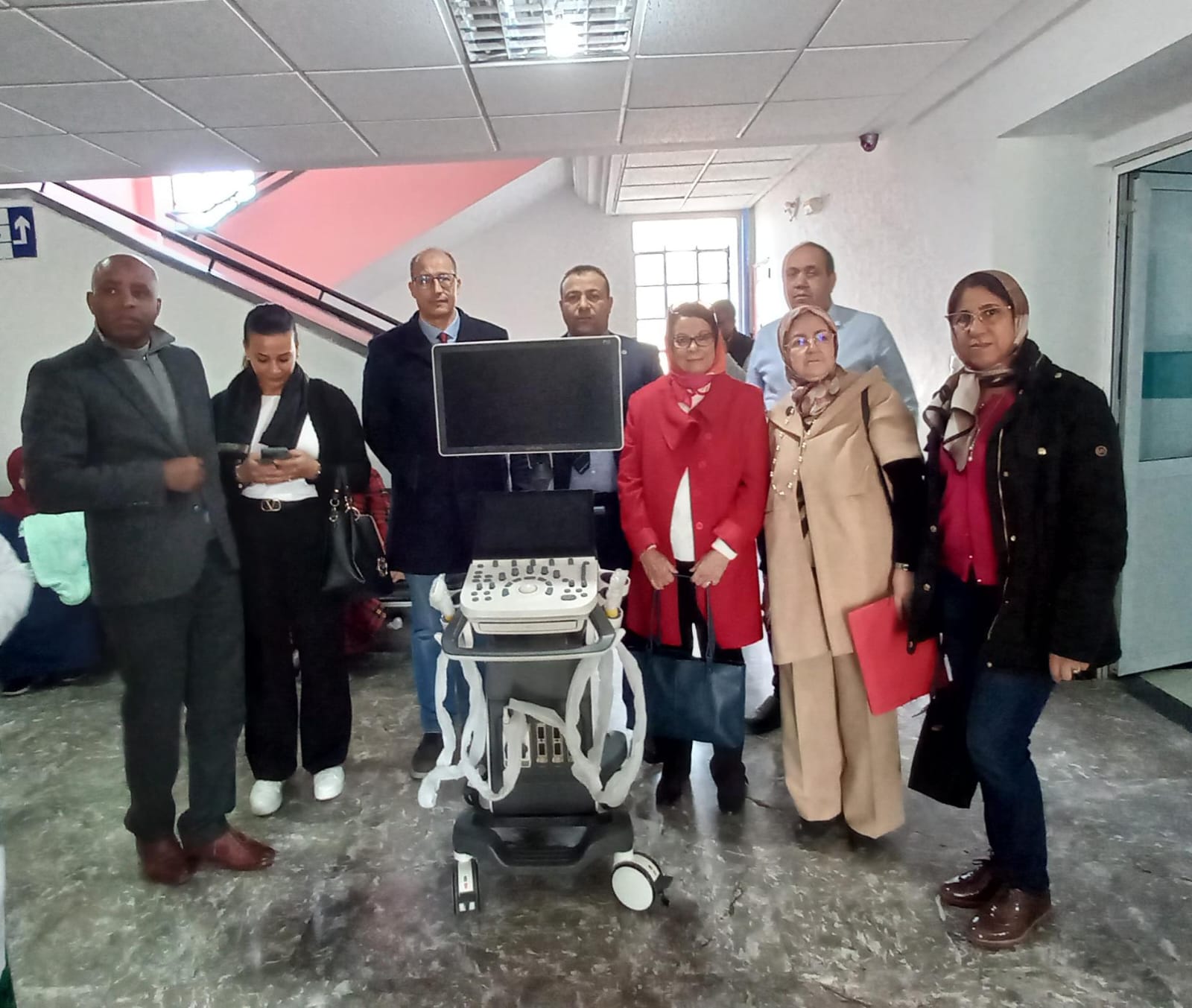 تعزيز وحدة  بمستشفى الام والطفل بانيو  بمكناس  بجهاز  ايكوكرافيا جديد لمراقبة  وتتبع النساء ذوات الحمل بمخاطر