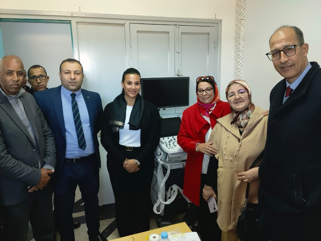 تعزيز وحدة  بمستشفى الام والطفل بانيو  بمكناس  بجهاز  ايكوكرافيا جديد لمراقبة  وتتبع النساء ذوات الحمل بمخاطر