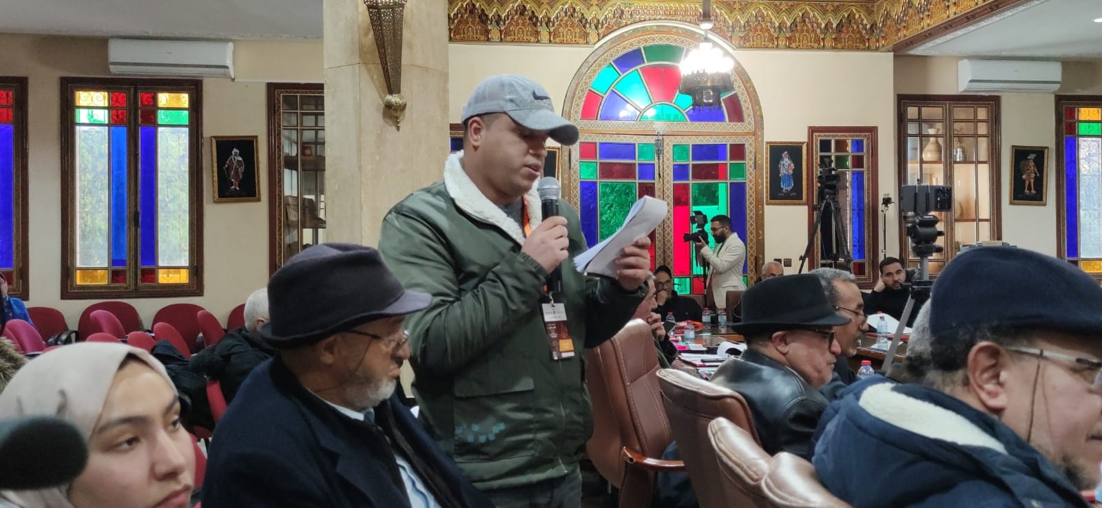 في ندوة صحفية..الدكتور عبدالمالك البوطيين رئيس غرفة الصناعة التقليدية بجهة فاس مكناس يسلط الضوء على مستجدات الدورة الخامسة للمعرض الدولي للخشب الدي ستحتضنه العاصمة الاسماعيلية مكناس من فاتح مارس الى غاية العاشر منه في ندوة صحفية..الدكتور عبدالمالك البوطيين رئيس غرفة الصناعة التقليدية بجهة فاس مكناس يسلط الضوء على مستجدات الدورة الخامسة للمعرض الدولي للخشب الدي ستحتضنه العاصمة الاسماعيلية مكناس من فاتح مارس الى غاية العاشر منه