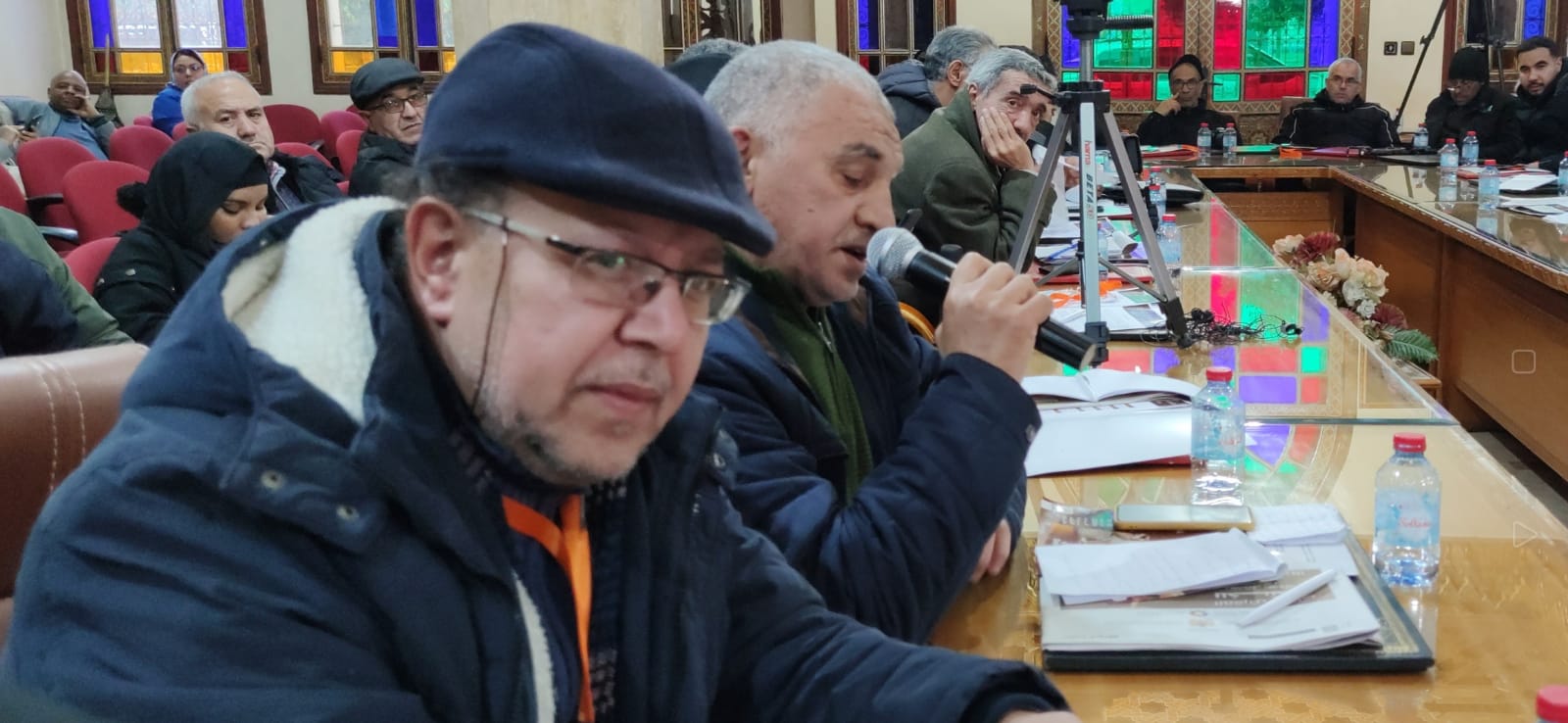 في ندوة صحفية..الدكتور عبدالمالك البوطيين رئيس غرفة الصناعة التقليدية بجهة فاس مكناس يسلط الضوء على مستجدات الدورة الخامسة للمعرض الدولي للخشب الدي ستحتضنه العاصمة الاسماعيلية مكناس من فاتح مارس الى غاية العاشر منه في ندوة صحفية..الدكتور عبدالمالك البوطيين رئيس غرفة الصناعة التقليدية بجهة فاس مكناس يسلط الضوء على مستجدات الدورة الخامسة للمعرض الدولي للخشب الدي ستحتضنه العاصمة الاسماعيلية مكناس من فاتح مارس الى غاية العاشر منه