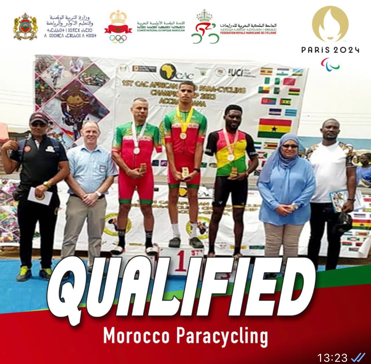 عشر رياضات مغربية في “أولمبياد باريس” من بينها سباق الدراجات. عشر رياضات مغربية في “أولمبياد باريس” من بينها سباق الدراجات.