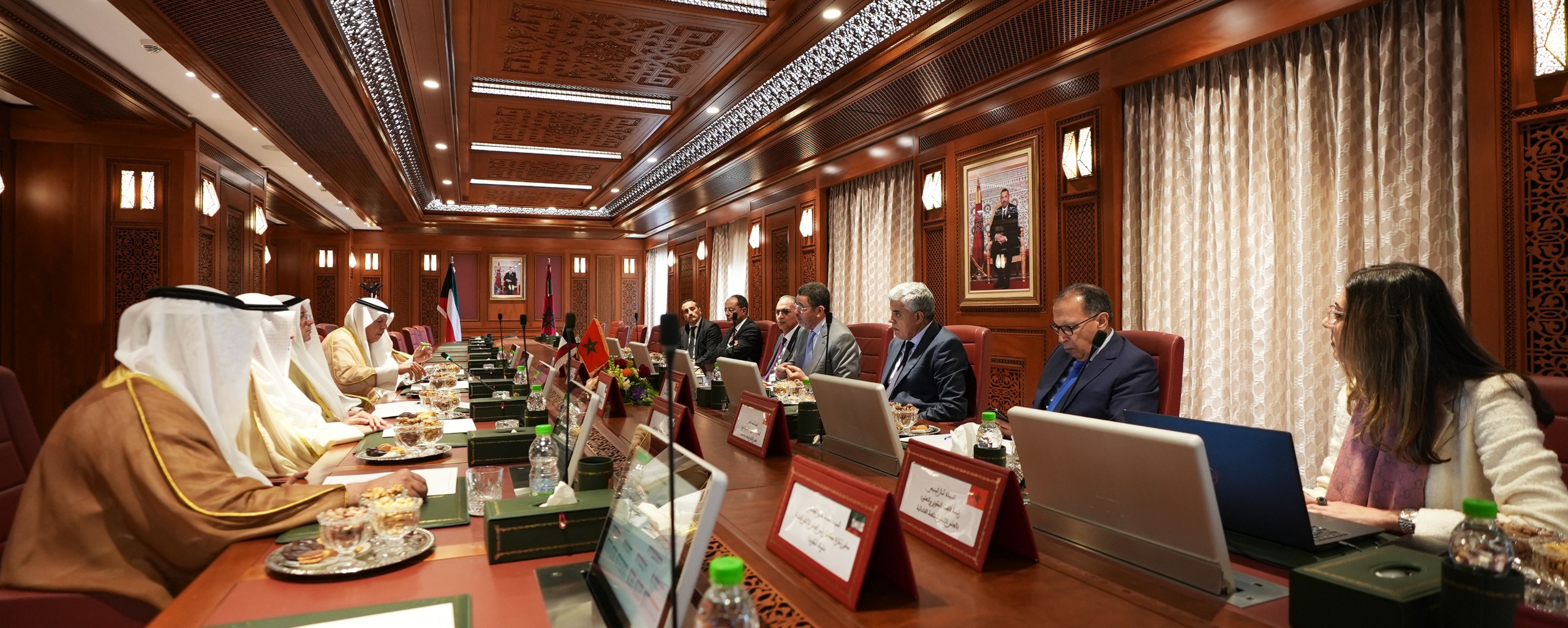 السيد الرئيس المنتدب للمجلس الأعلى للسلطة القضائية يتباحث مع رئيس المجلس الأعلى للقضاء بدولة الكويت السيد الرئيس المنتدب للمجلس الأعلى للسلطة القضائية يتباحث مع رئيس المجلس الأعلى للقضاء بدولة الكويت