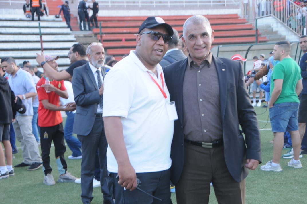 فوزي لقجع رئيس الجامعة الملكية المغربية لكرة القدم يهنئ النادي المكناسي بعد صعوده للبطولة الاحترافيةالمغربية فوزي لقجع رئيس الجامعة الملكية المعربية لكرة القدم يهنئ النادي المكناسي بعد صعوده للبطولة الاحترافية