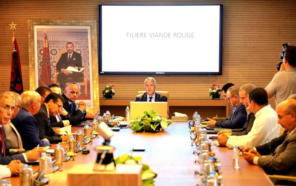 الرباط : السيد صديقي يجتمع مع المهنيين للحفاظ على سلسلتي اللحوم الحمراء والحليب وتعزيز السيادة الغذائية