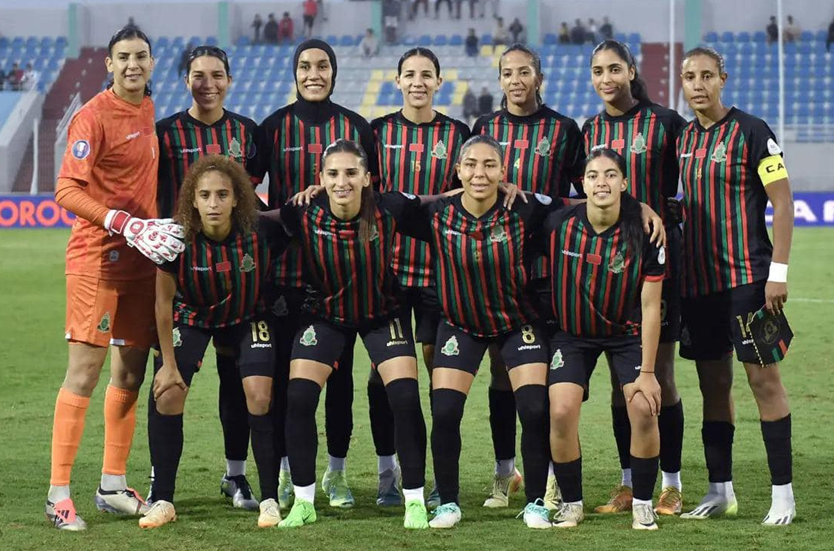 عصبة الأبطال الإفريقية للسيدات (المغرب 2024).. الجيش الملكي يبلغ المربع الذهبي بفوز مقنع على جامعة ويسترن كيب (2-0) عصبة الأبطال الإفريقية للسيدات (المغرب 2024).. الجيش الملكي يبلغ المربع الذهبي بفوز مقنع على جامعة ويسترن كيب (2-0)