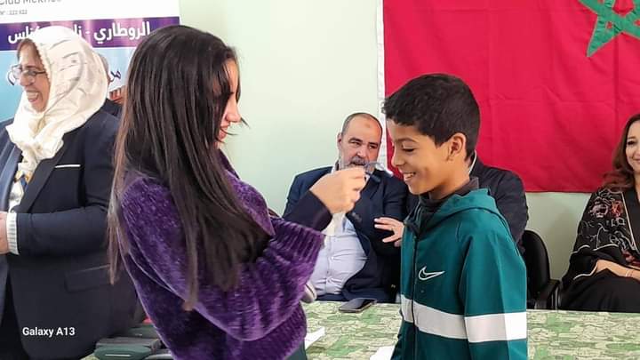 مكتب الروطاري الدولي بمكناس يقدم خدمات إنسانية لفائدة الأطفال الأيتام و أولياء الأمور في وضعية صعبة.