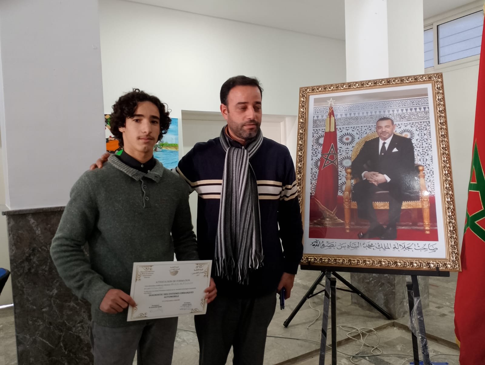 توزيع شواهد الدورة التكوينية المتخصصة في تشخيص أعطاب السيارات بالحاسوب توزيع شواهد الدورة التكوينية المتخصصة في تشخيص أعطاب السيارات بالحاسوب