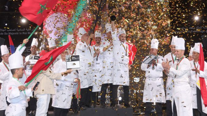 معرض “سيرا 2025”.. المغرب يشارك في مسابقة “le Bocuse d’Or” وكأس العالم للحلويات، وكأس العالم للطهاة معرض “سيرا 2025”.. المغرب يشارك في مسابقة “le Bocuse d’Or” وكأس العالم للحلويات، وكأس العالم للطهاة