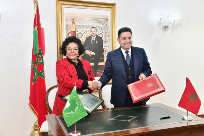 السيد بوريطة يستقبل المديرة العامة لوكالة الاتحاد الإفريقي للتنمية السيد بوريطة يستقبل المديرة العامة لوكالة الاتحاد الإفريقي للتنمية