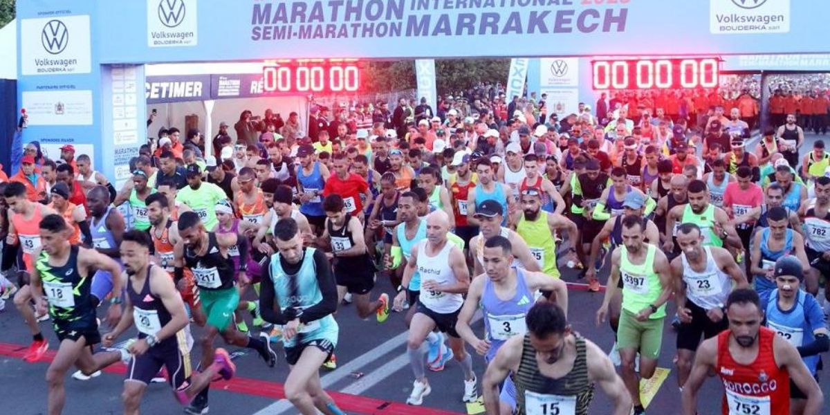 الدورة 35 لماراطون مراكش الدولي: العداء الكيني ألفونس كيغين كيبووت والإثيوبية تيرفي تسيغاي يفوزان باللقب 