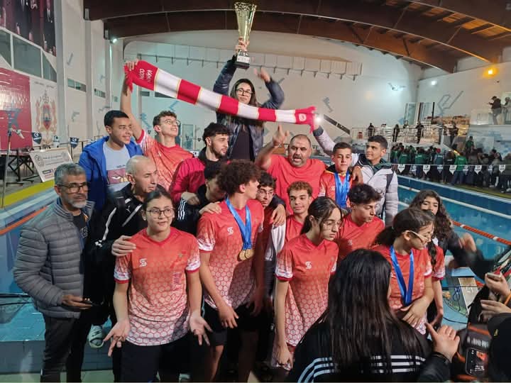 فوز النادي المكناسي بالبطولة الشتوية للسباحة شبان بمراكش مؤشر قوي على عودة معانقة الألقاب فوز النادي المكناسي بالبطولة الشتوية للسباحة شبان بمراكش مؤشر قوي على عودة معانقة الألقاب