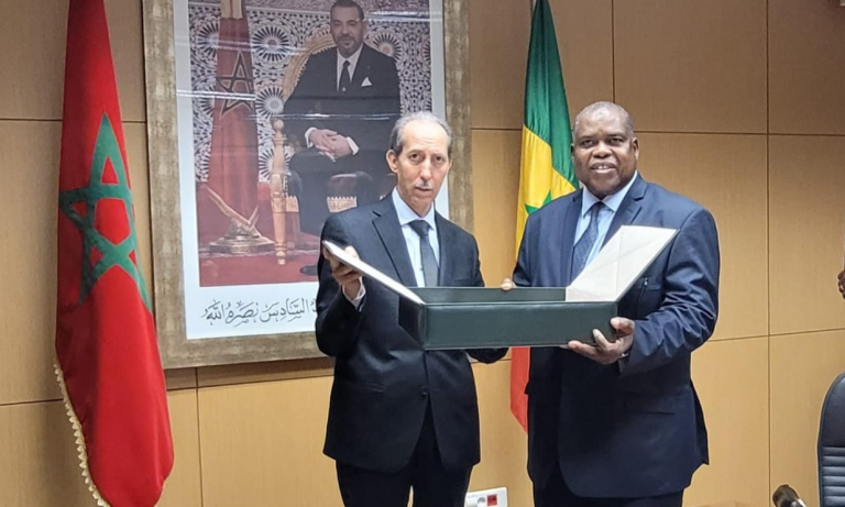 رئيس النيابة العامة يستقبل الرئيس الأول للمحكمة العليا السنغالية رئيس النيابة العامة يستقبل الرئيس الأول للمحكمة العليا السنغالية