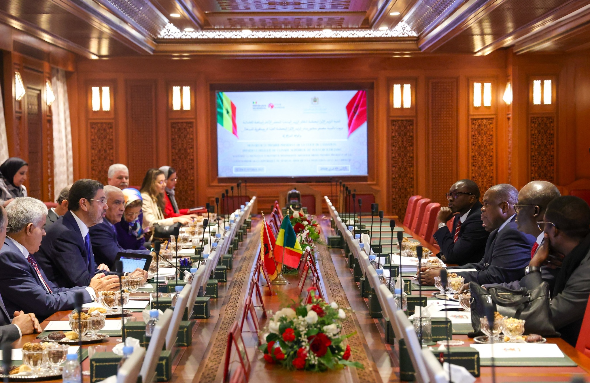 السيد عبد النباوي يتباحث مع الرئيس الأول للمحكمة العليا بجمهورية السنغال السيد عبد النباوي يتباحث مع الرئيس الأول للمحكمة العليا بجمهورية السنغال