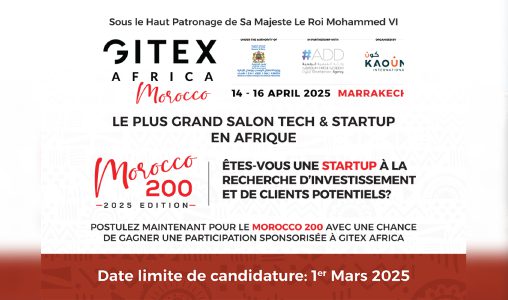 “جيتكس إفريقيا”.. 200 شركة مغربية ناشئة تستفيد من دعم وزارة الانتقال الرقمي وإصلاح الإدارة “جيتكس إفريقيا”.. 200 شركة مغربية ناشئة تستفيد من دعم وزارة الانتقال الرقمي وإصلاح الإدارة