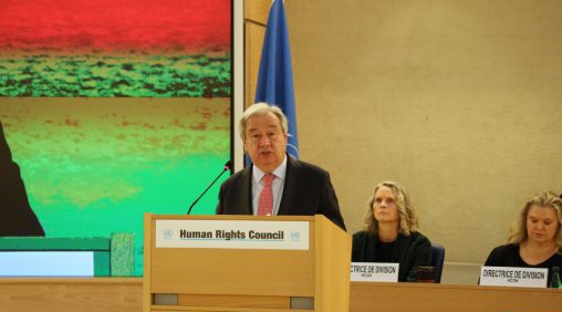 مجلس حقوق الإنسان.. غوتيريش يدعو إلى “العمل المشترك” من أجل النهوض بحقوق الإنسان