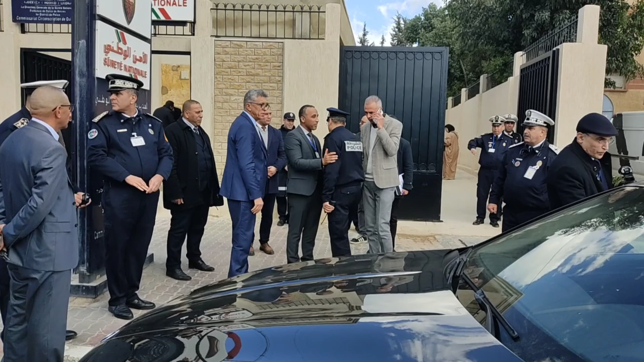 زيارة مباركة للسيد والي ولاية الأمن الوطني بمكناس ونائبه لويسلان بعد زوال يومه الاثتين 17 مارس زيارة مباركة للسيد والي ولاية الأمن الوطني بمكناس ونائبه لويسلان بعد زوال يومه الاثتين 17 مارس