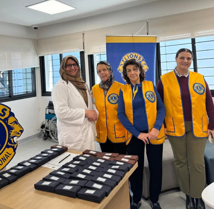 نادي ليونس كلوب السلام مكناس Lions Club Meknès SALAM يواصل انخراطه في دعم القطاع الصحي