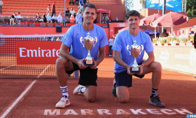 النسخة 39 لجائزة الحسن الثاني الكبرى للتنس.. التشيكيان بيتر نوزا وباتريك ريكل يتوجان باللقب في فئة الزوجي النسخة 39 لجائزة الحسن الثاني الكبرى للتنس.. التشيكيان بيتر نوزا وباتريك ريكل يتوجان باللقب في فئة الزوجي